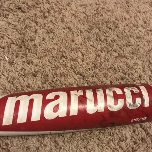 Used USSSA Certified Marucci CAT 8 (-10) 18 oz 28" Bat