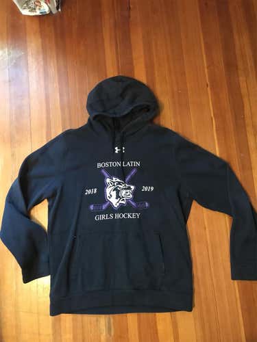 Black Large Under Armour BLS girls Hockey Sweatshirt