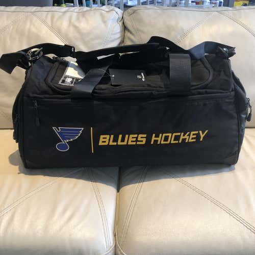 Brand New St Louis Blues NHL Team Issued Pro Stock Fanatics Duffle Bag