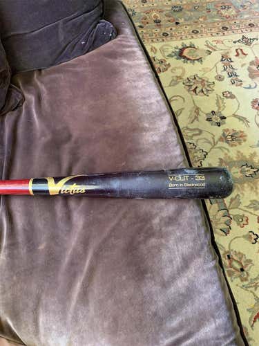 Used BBCOR Certified Wood v-cut (-3) 30 oz 33" Bat