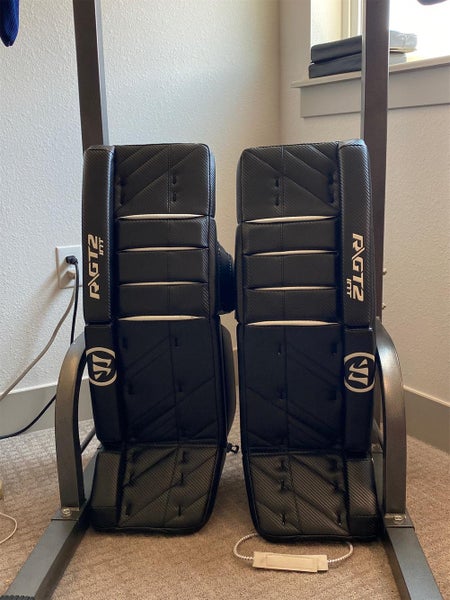 Black Weave New 32" Warrior Ritual GT2 Goalie Leg Pads