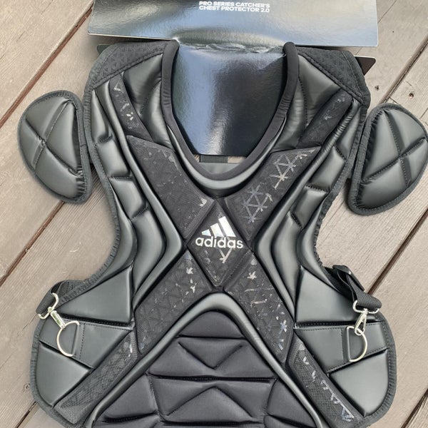 Black New Adidas Pro Series 2.0 Catcher's Chest Protector
