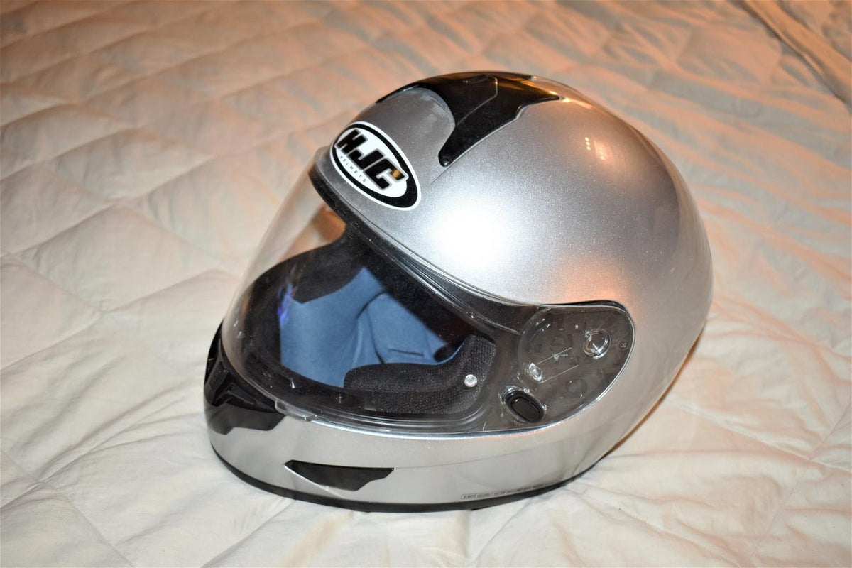 HJC Full CL-16 Face Helmet, Silver, XS