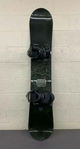 Morrow Lithium 163cm Twin-Tip All-Mountain Snowboard w/Invasion Bindings Large