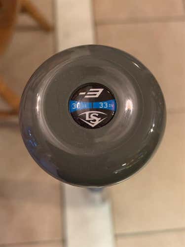 New BBCOR Certified Alloy Solo (-3) 30 oz 33" Bat