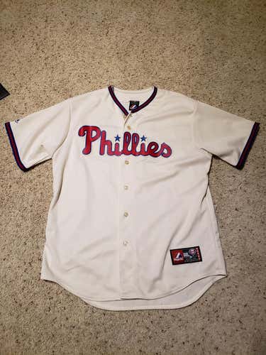 Philadelphia Phillies Michael Young Jersey Large