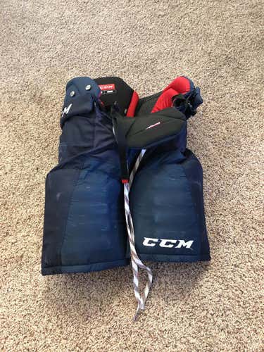 Blue Used Medium CCM JetSpeed FT390 Hockey Pants