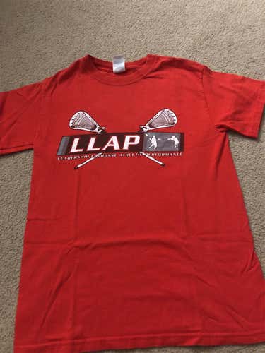 Leadership Lacrosse Red T-Shirt Size Small