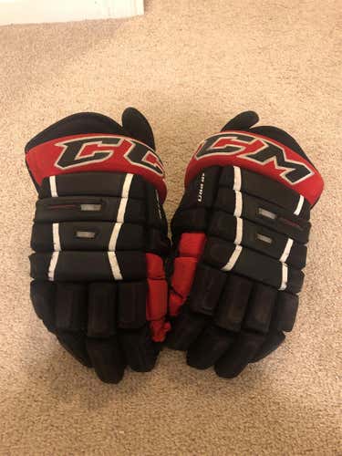 Used CCM Tacks 4 Roll Pro 14" Gloves