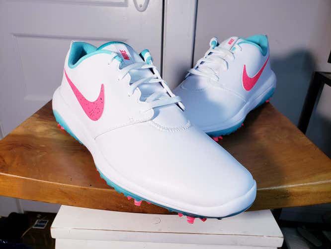 Nike Roshe G Tour Golf Shoes Hot Punch White AR5580-103 Size 10.5