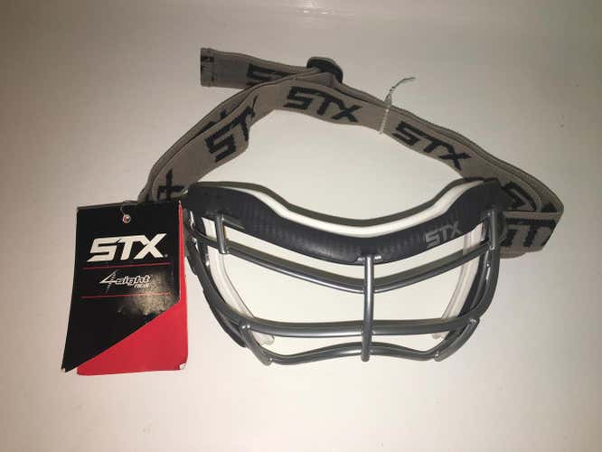 NEW w/ tags STX 4sight Focus Womens Girls lacrosse Goggles retail $39.99 GREY/WHITE