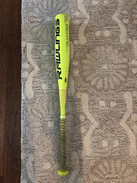 Used Kid Pitch (9YO-13YO) 2018 USSSA Certified Rawlings Composite quatro composite Bat 29"
