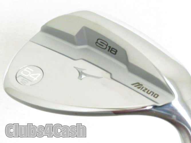 Mizuno S18 White Satin Chrome Wedge  NS PRO TOUR 105 X-Flex 54.12 Sand +1" Tall