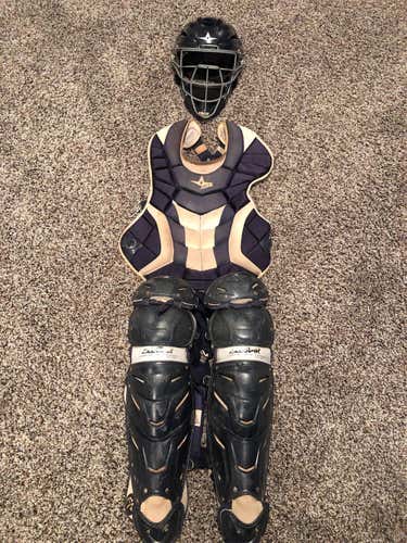 Used All Star System 7 Catcher's Set