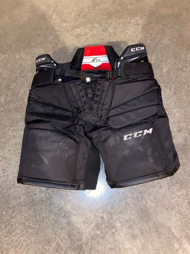 Black Int Large CCM e2.9 Goalie Pants