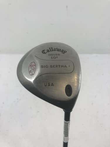 Used Callaway S2hs Big Bertha 10.0 Degree Graphite Regular Golf Drivers
