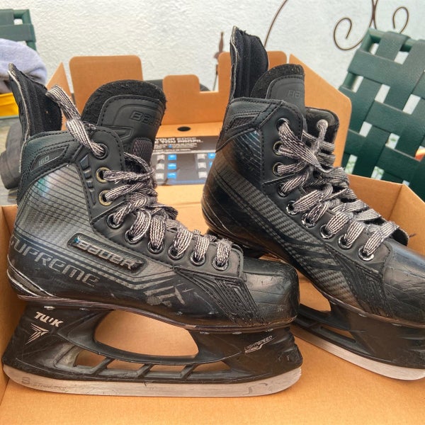 Used Bauer Supreme 160 Youth Extra Wide EE Width Size 2.5 Hockey Skates