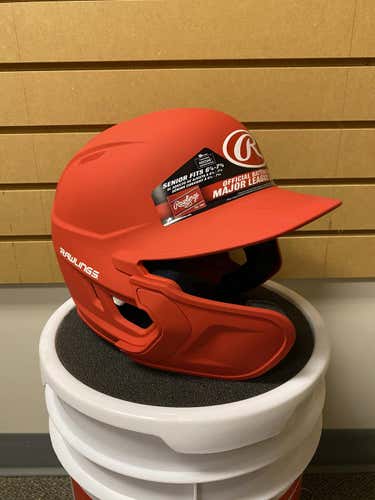 New Rawlings MACH SR 1-Tone Helmet w Extender - Left Hand Batter