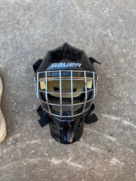Black Used Bauer NME 3 Goalie Mask