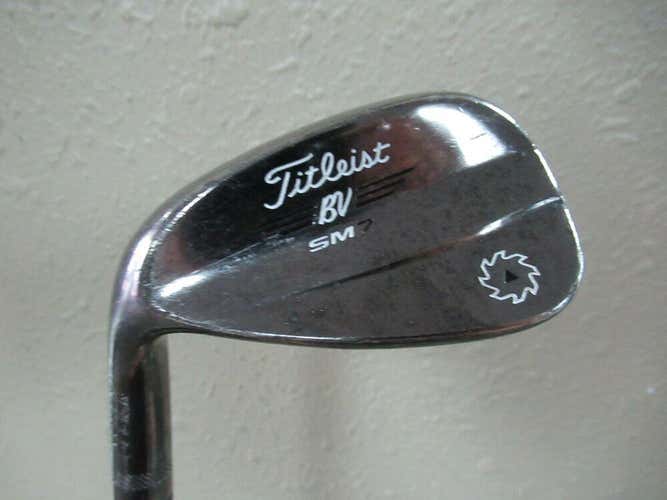 NICE TITLEIST VOKEY BRUSHED STEEL SM7 F GRIND 50* GAP WEDGE STEEL WEDGE FLEX