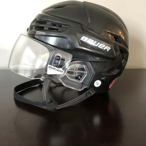 Black Used Medium Bauer Re-Akt 95  Helmet