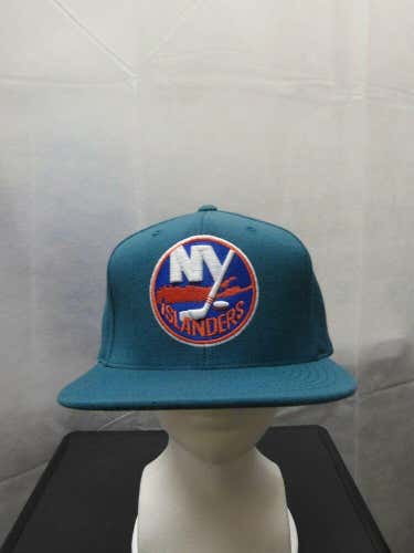 New York Islanders Green Mitchell&Ness Snapback Hat NHL