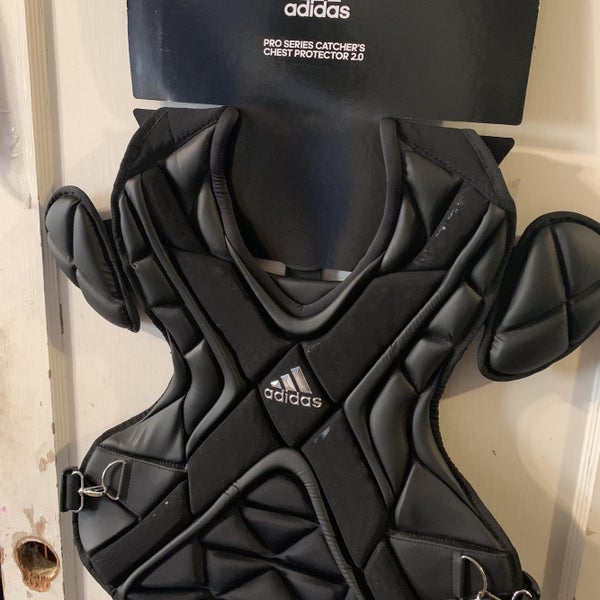Black New Adidas Pro Series 2.0 Catcher's Chest Protector