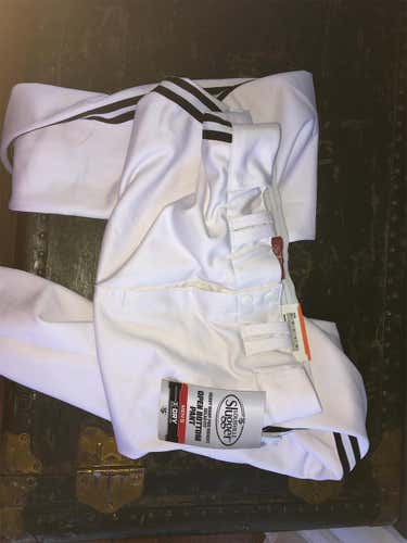 White Men's Medium Louisville Slugger Pants