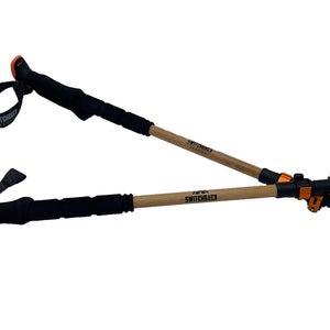 New Switchback Bamboo adjustable Ski Poles | Size: 110-135 (Option 669356447701)