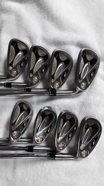 Used Men's TaylorMade Right Handed R7 Draw Iron Set Regular Flex Steel Shaft