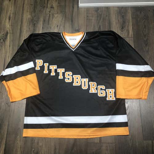 Brand New Pittsburgh Penguins NHL Goalie Cut Jersey