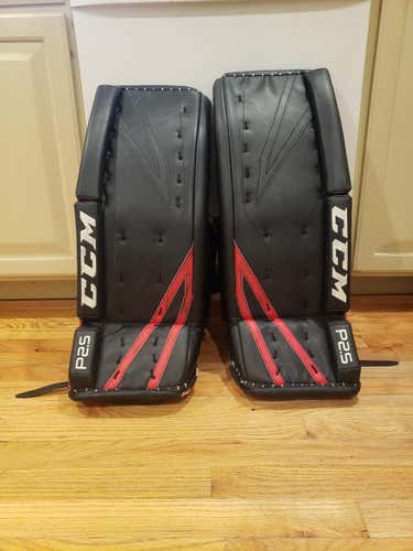 Black Used 26" CCM Premier P2.5 Goalie Leg Pads