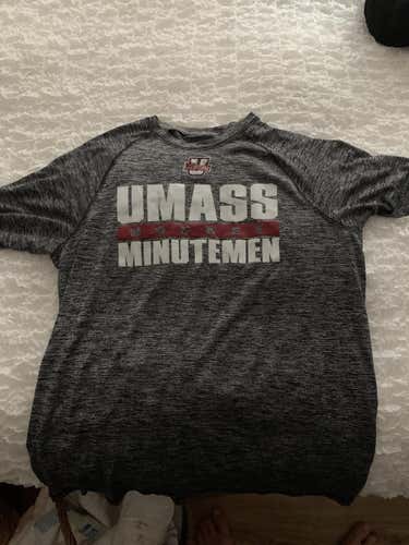 Gray Used Adult Medium Umass Shirt