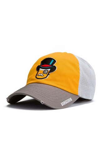 Gongshow Beer Barons Adjustable Slouch Style Mesh Back Hat Cap OSFA