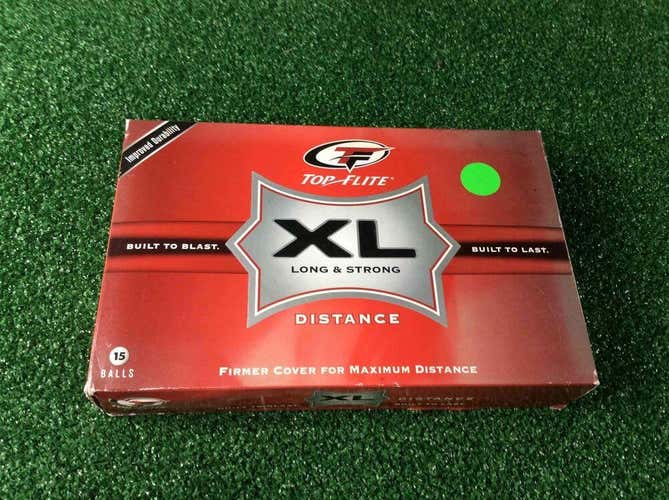 Top Flite XL Long & Strong Distance Golf Balls (15 count)