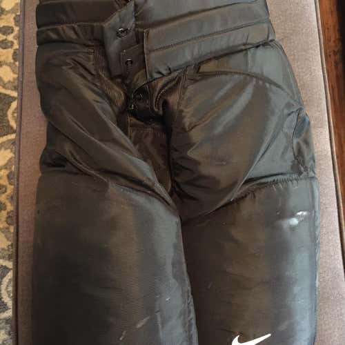 Black Used M+1 Team Canada Nike Branded Bauer Supreme Pro Stock Hockey Pants