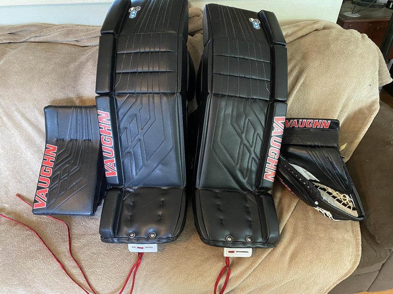 New 34" Vaughn Regular Ve8 Pro Carbon Goalie Full Set