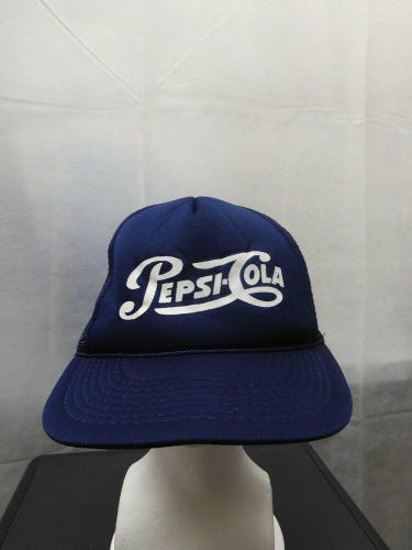 Vintage Pepsi-Cola Mesh Trucker Snapback Hat Designer Pro