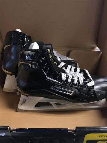 New Bauer Supreme S29 Goalie Skates Sz 8D
