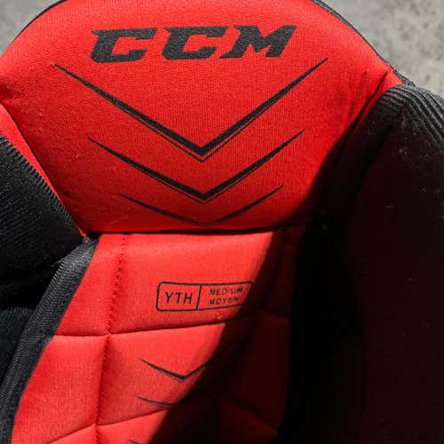 Black Used Medium CCM  Hockey Pants