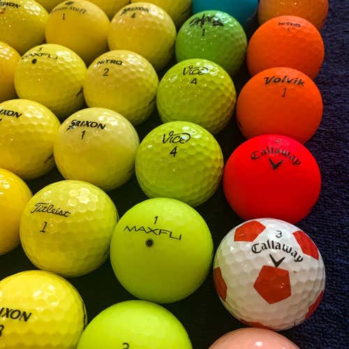 50 ASSORTED COLORFUL BALLS