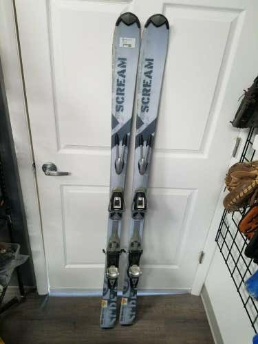 Salomon Scream Skis With Bindings Salomon Size 163cm