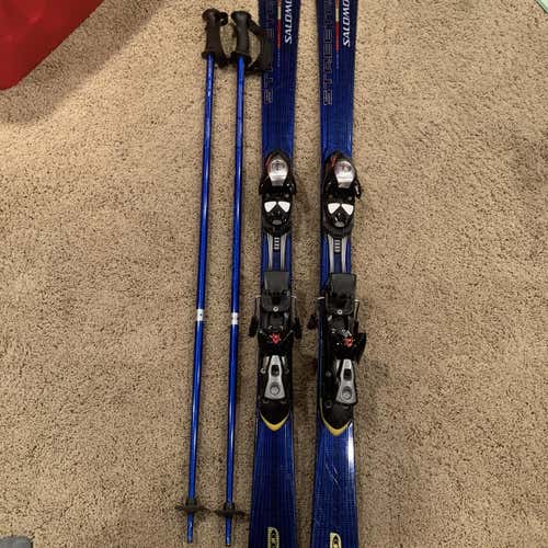 160cm Salomon Spaceframe With Bindings Skis