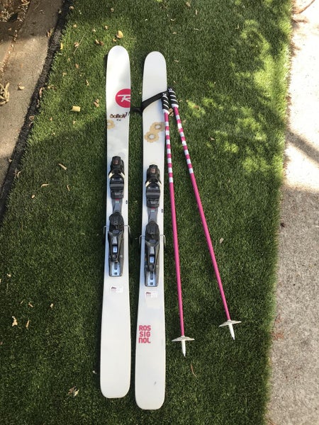 Used Women's 2017 Rossignol All Mountain Skis With Bindings Max Din 14