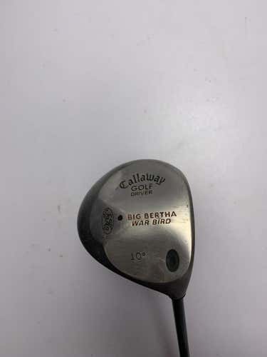 Used Callaway Big Bertha Warbird 10.0 Degree Graphite Regular Golf Drivers