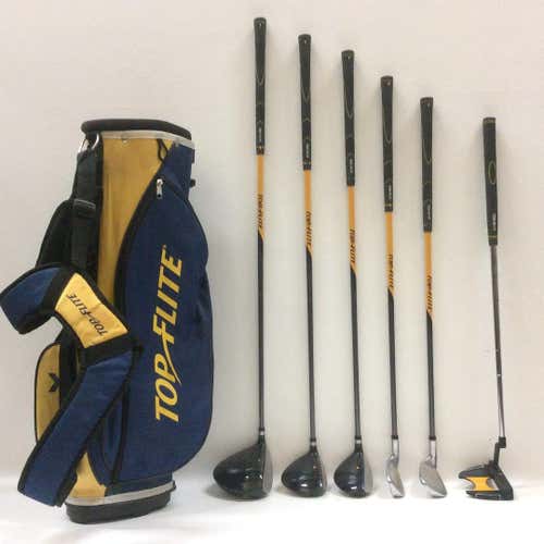 Used Top Flite Xlj 6 Piece Golf Junior & Teen Package Sets