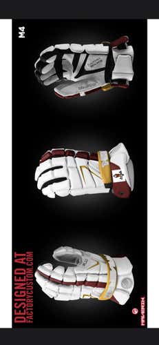 New Custom Maverik M4 13" Lacrosse Gloves