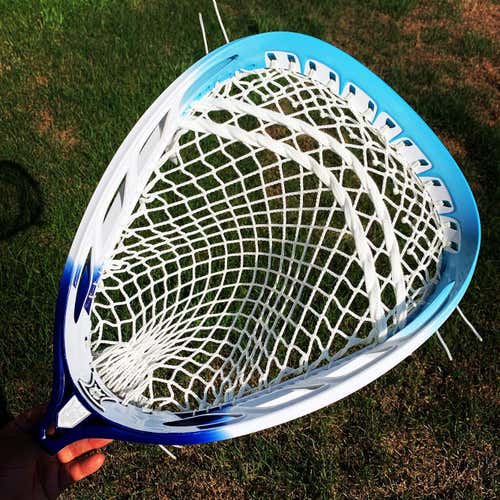 BRAND NEW Brine Eraser 2 w/ Grizzly 1x - Custom Dyed Goalie Head StringKing