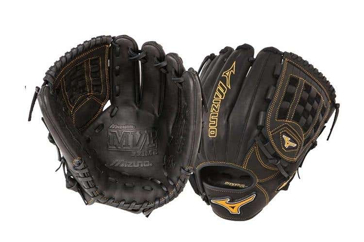 Black New High School/College Mizuno Left Hand Throw Pitcher's MVP Prime Baseball Glove 12"