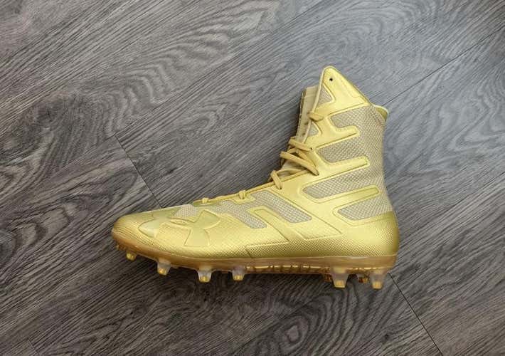 Men's UA Highlight MC Football Cleats (Men’s Size 11) (Gold) New